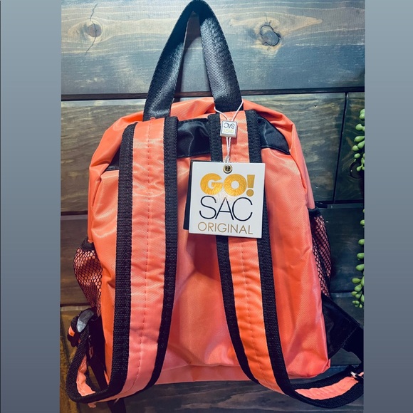 *NWT* GO!SAC Mini Coral Lemur Backpack - Picture 2 of 4